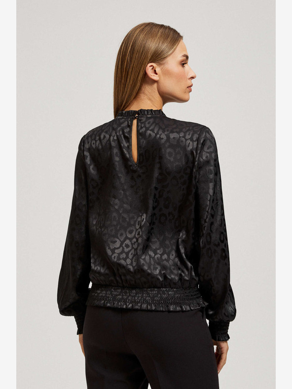 Moodo Moodo crna košulja s volanima