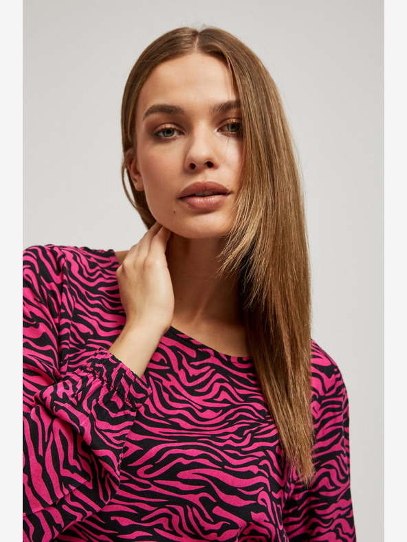 Moodo MOODO roza ženska bluza