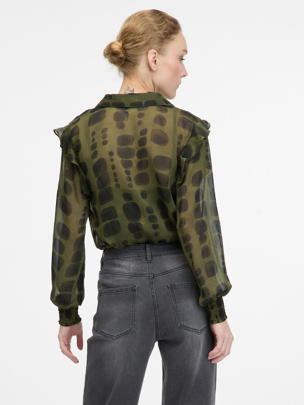 Orsay Zelena ženska bluza sa ORSAY kragnom