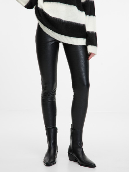 Orsay Crne ženske tajice s uzorkom ORSAY