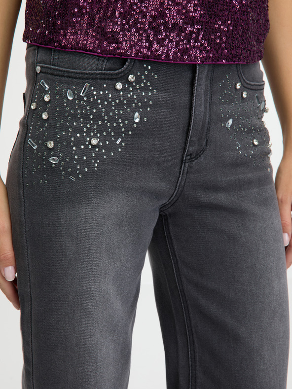 Orsay Tamnosive ženske široke traperice ORSAY