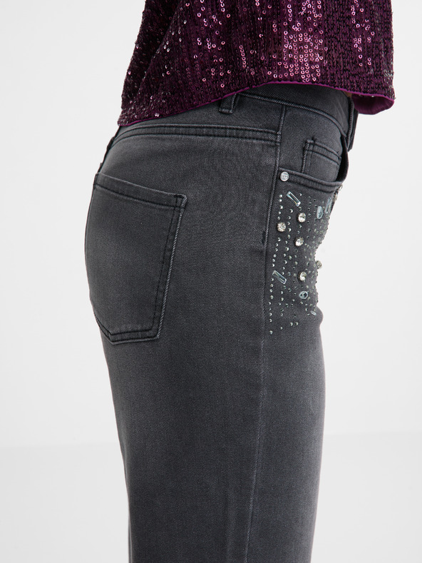 Orsay Tamnosive ženske široke traperice ORSAY