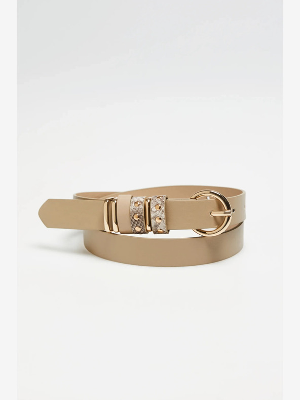 Moodo Moodo bež ženski remen