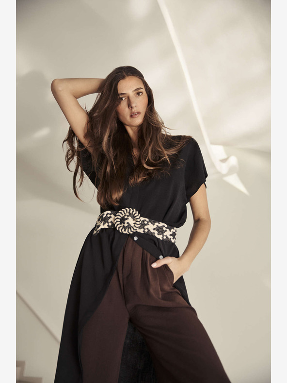 Moodo Moodo bijeli i crni ženski remen