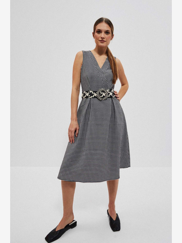 Moodo Moodo bijeli i crni ženski remen