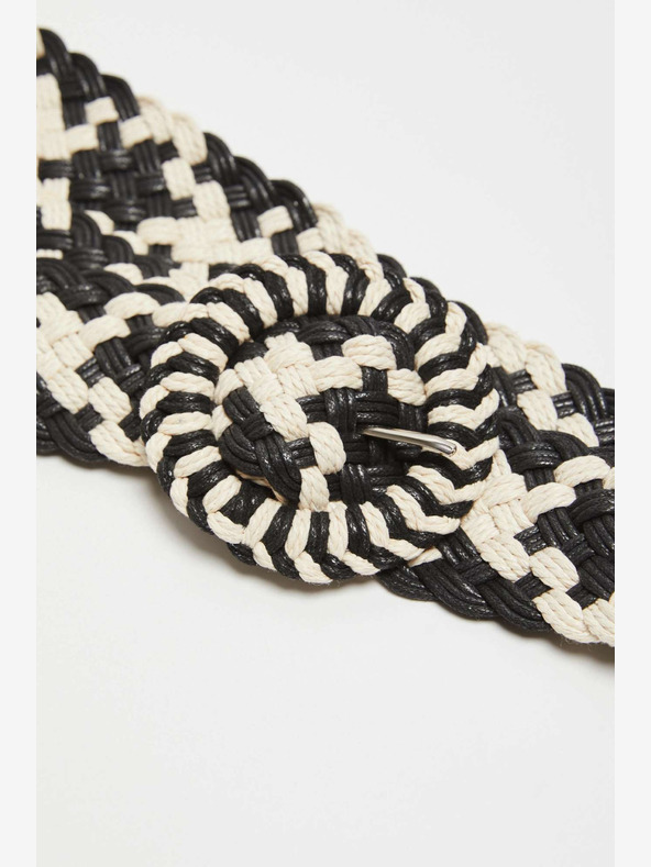 Moodo Moodo bijeli i crni ženski remen