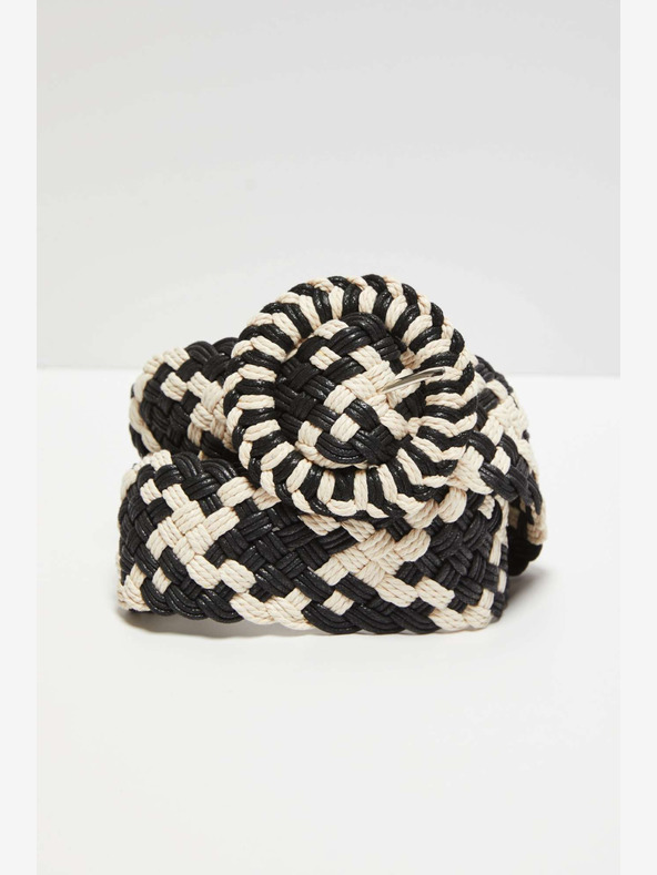 Moodo Moodo bijeli i crni ženski remen