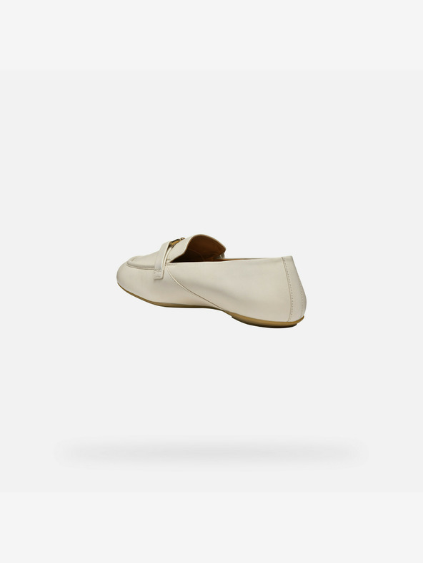 Geox Krem mokasine Geox Palmaria za žene