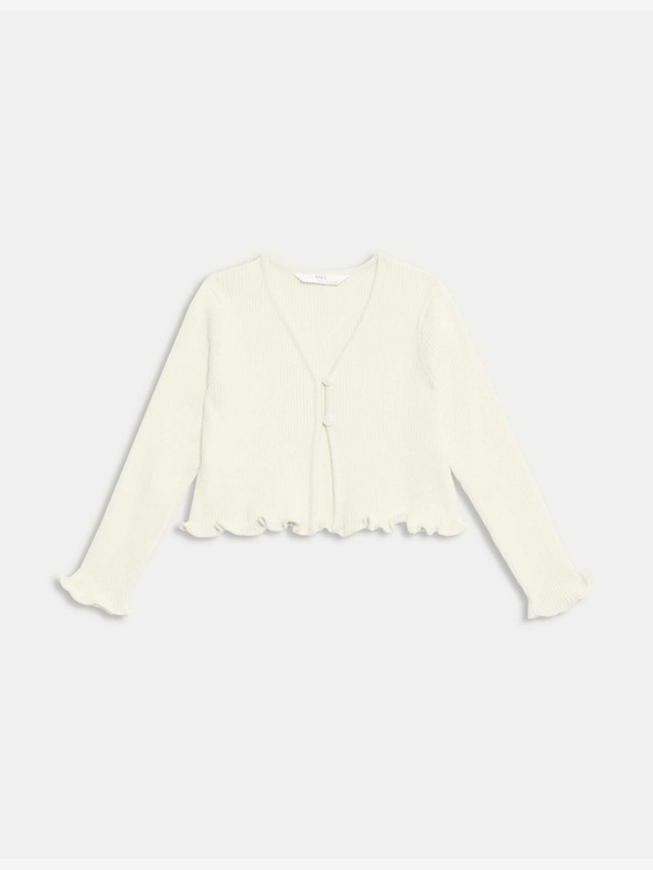 Marks & Spencer Marks & Spencer rebrasti kardigan (2-8 godina) krem ​​boje