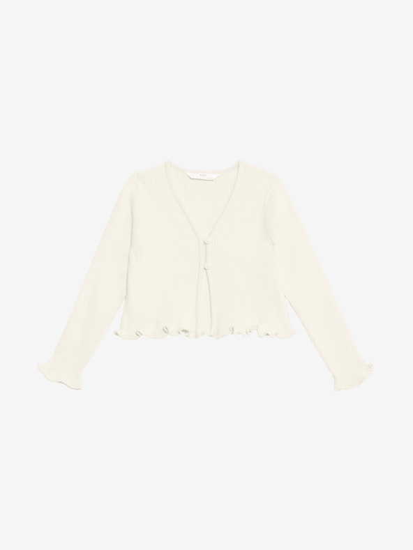 Marks & Spencer Marks & Spencer rebrasti kardigan (2-8 godina) krem ​​boje