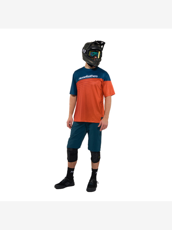 Horsefeathers Biciklistička majica Quantum - benzin/spržena narančasta HORSEFEATHERS