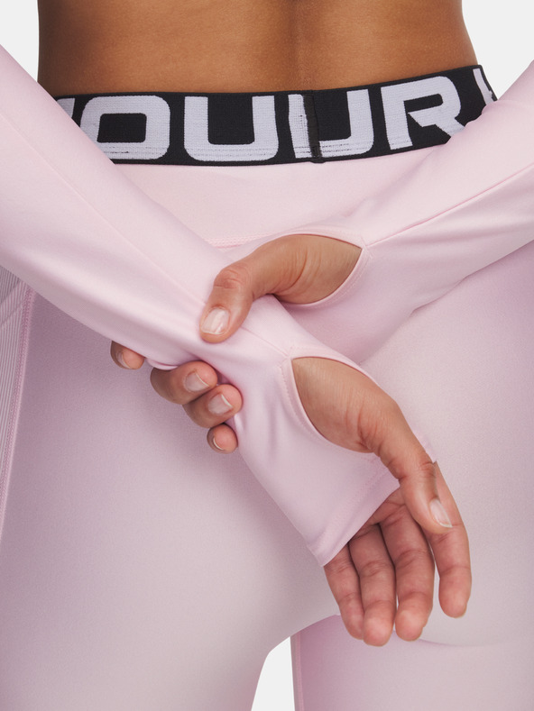 Under Armour Ženska majica kratkih rukava Under Armour HeatGear Rib 1/4 Zip LS