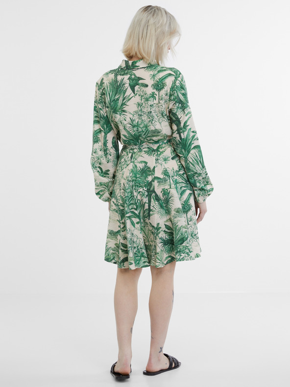 Orsay Zeleno-bež ženska košulja haljina ORSAY