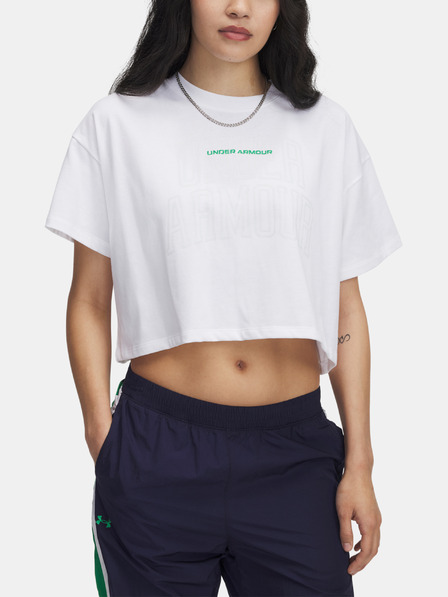 Under Armour Ženska majica Under Armour UA W VARSITY MIX HW SS CROP