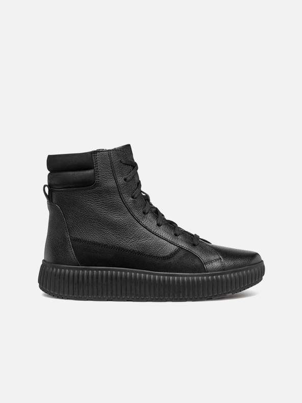 Geox Crne ženske gležnjače Geox Graisy