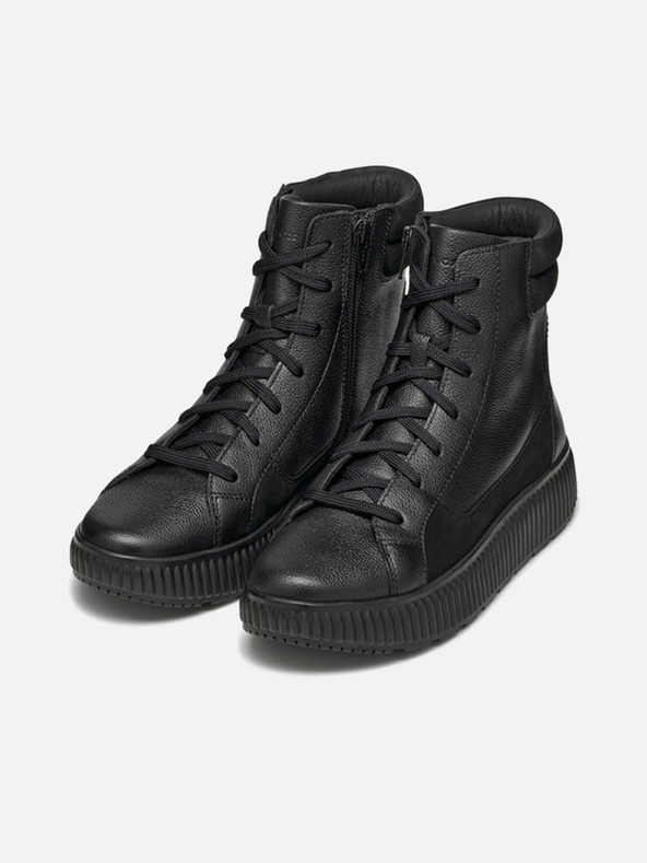 Geox Crne ženske gležnjače Geox Graisy