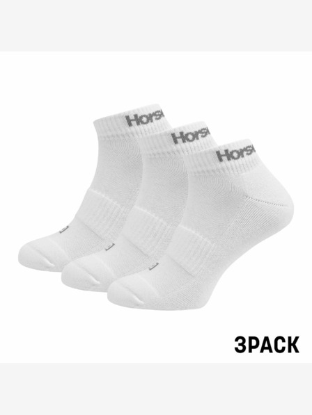 Horsefeathers Čarape Rapid Premium 3Pack - bijele veličine 8 - 10 KONJSKIH PERA