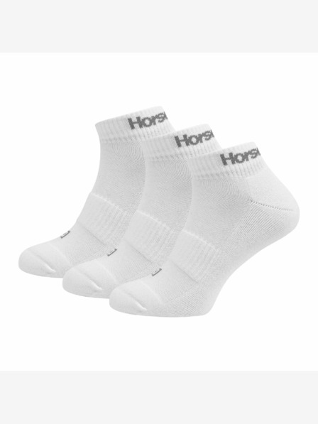 Horsefeathers Čarape Rapid Premium 3Pack - bijele veličine 8 - 10 KONJSKIH PERA