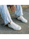 Vasky Muške bijele platnene tenisice / čizme Vasky Kanvasky