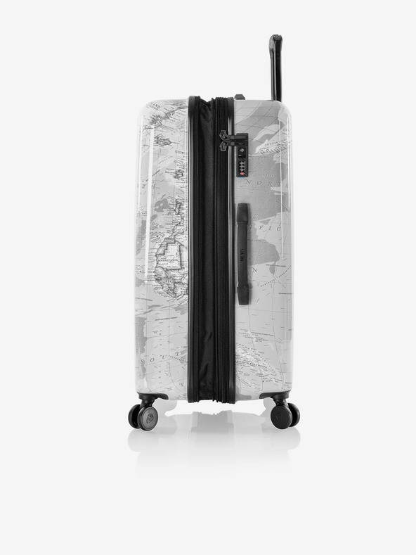 Heys Heys Journey 3G L svijetlo sivi putni kovčeg s uzorkom