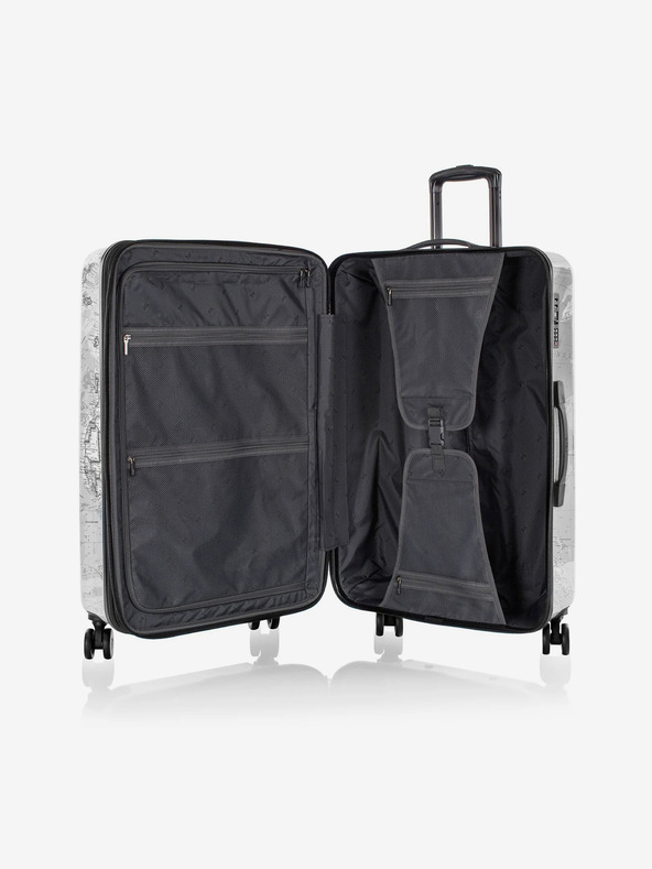 Heys Heys Journey 3G L svijetlo sivi putni kovčeg s uzorkom