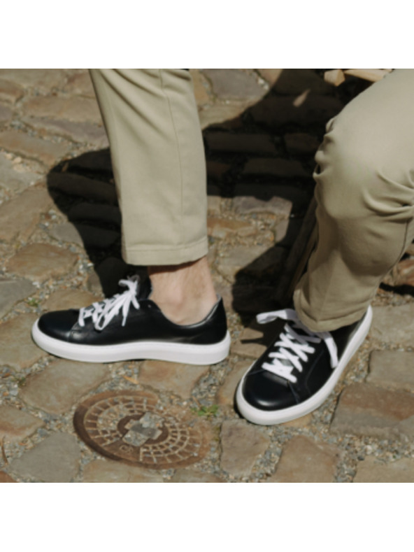 Vasky Ženske kožne tenisice / čizme crne Vasky Glory Black