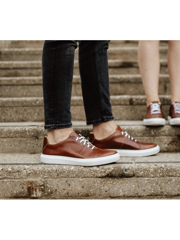 Vasky Ženske kožne tenisice/čizme Vasky Teny Brown