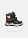 Geox Crna dječja zimska obuća Geox Flanfil B Abx