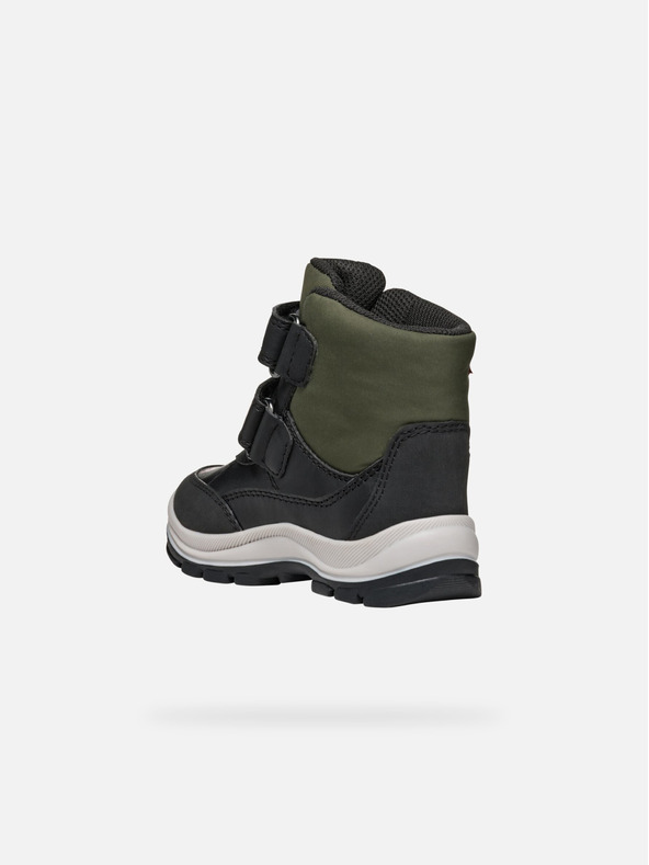 Geox Crna dječja zimska obuća Geox Flanfil B Abx