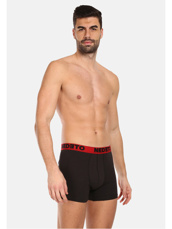 Nedeto Set od sedam muških bokserica u crnoj boji Nedeto