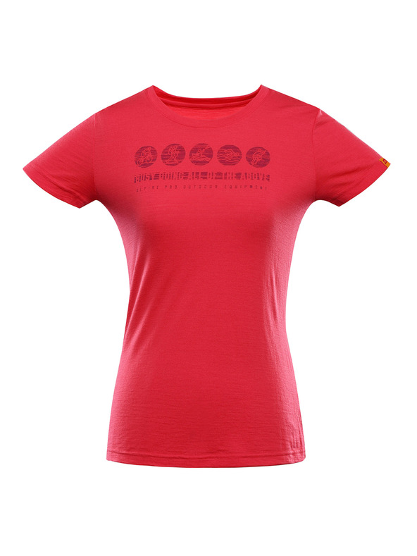 ALPINE PRO Ženska majica od merino vune ALPINE FOR WOOLENA