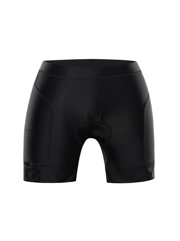 ALPINE PRO Ženske biciklističke hlače ALPINE PRO ARSA crne