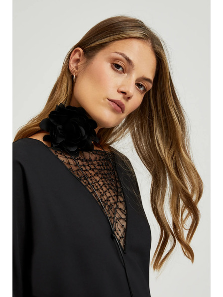 Moodo Crna ženska Moodo ogrlica