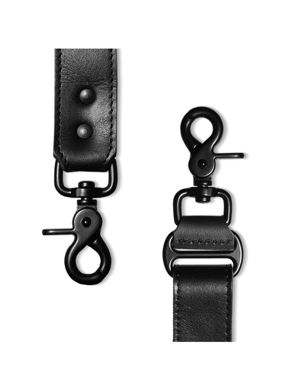 Vasky Crna kožna torba VASKY