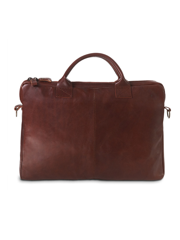 Vasky Harvey Brown - kožená taška hnědá - i ženu česká výroba ze Zlína One size EU Etui za telefon