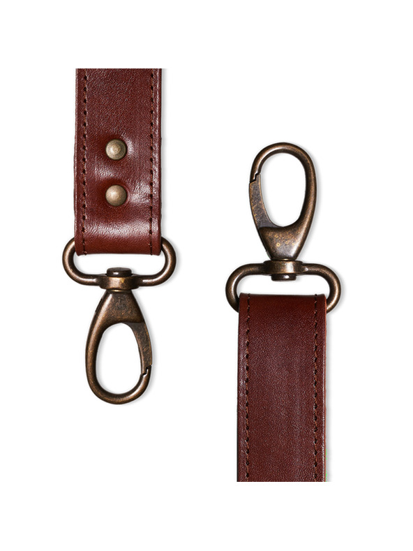 Vasky Harvey Brown - kožená taška hnědá - i ženu česká výroba ze Zlína One size EU Etui za telefon