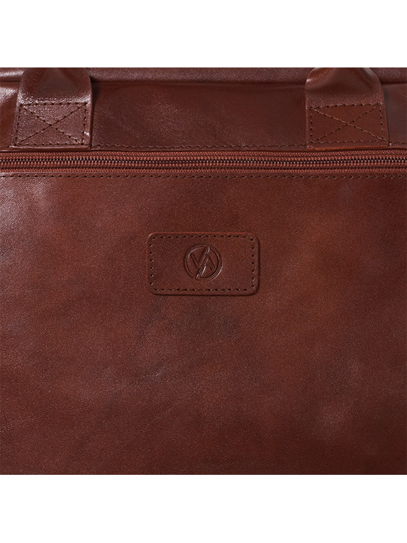 Vasky Harvey Brown - kožená taška hnědá - i ženu česká výroba ze Zlína One size EU Etui za telefon