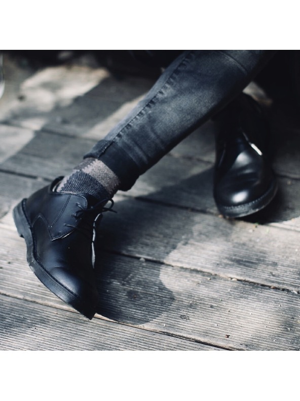 Vasky Ženske kožne gležnjače crne - cipele proljeće/jesen Vasky Derby Dark