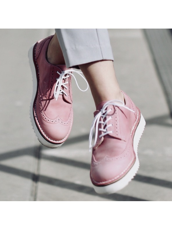 Vasky Ženske kožne gležnjače pink - proljeće/jesen cipele, Flexiko cipele