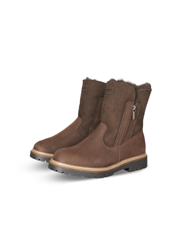 Vasky Kožne ženske gležnjače smeđe Vasky Olivia