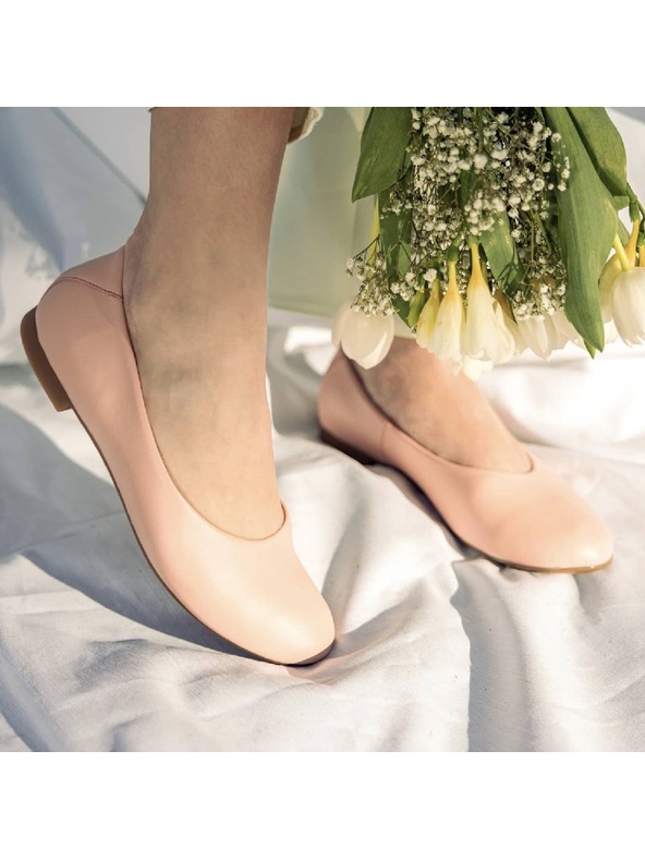 Vasky Ružičaste kožne balerinke Vasky Misty Pink - cipele za proljeće / jesen Češka proizvodnja iz Zlína 35 EU