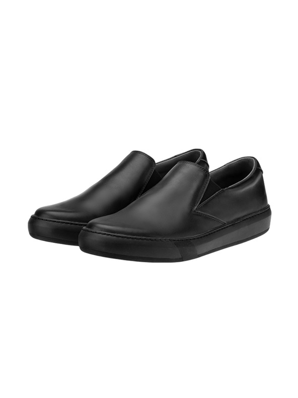 Vasky Ženski kožni slip on black - VASKY cipele za proljeće/jesen