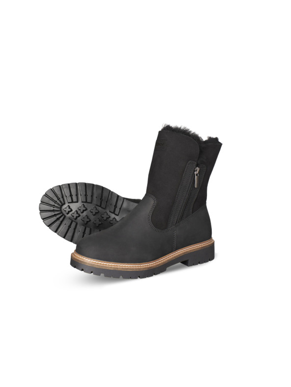 Vasky Kožne ženske gležnjače crne Vasky Olivia