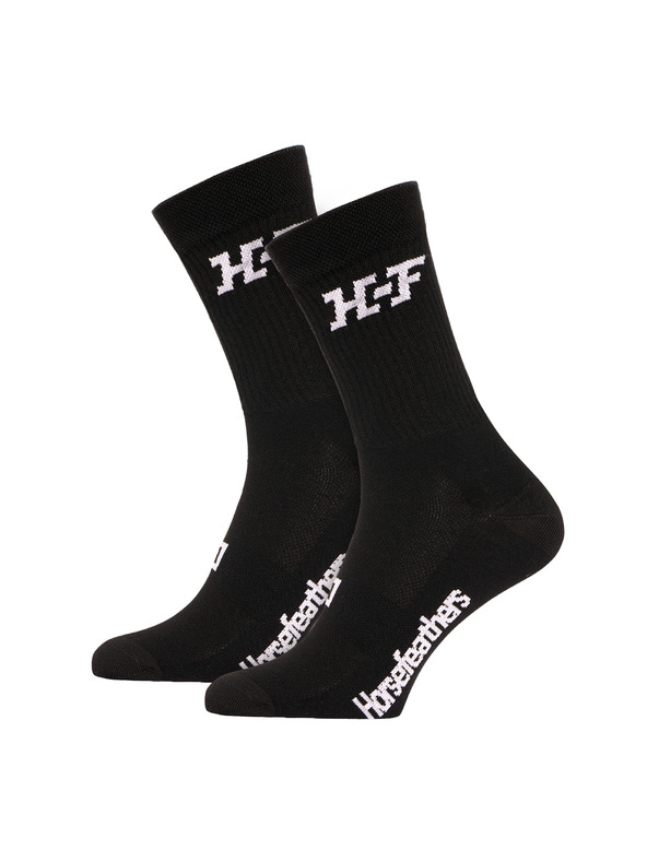 Horsefeathers Tehničke funkcionalne čarape Jam Long - crne HORSEFEATHERS