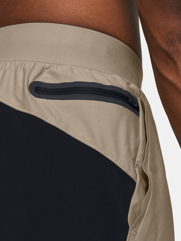 Under Armour Muške kratke hlače Under Armour UA Peak Woven Hybrid Short-BRN