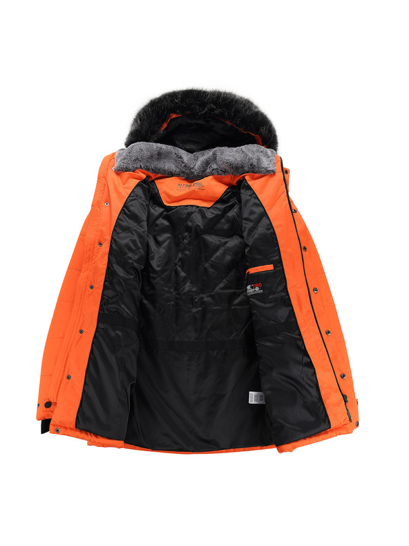 ALPINE PRO Muška jakna s ptx membranom ALPINE PRO MOLID ljuto narančasta