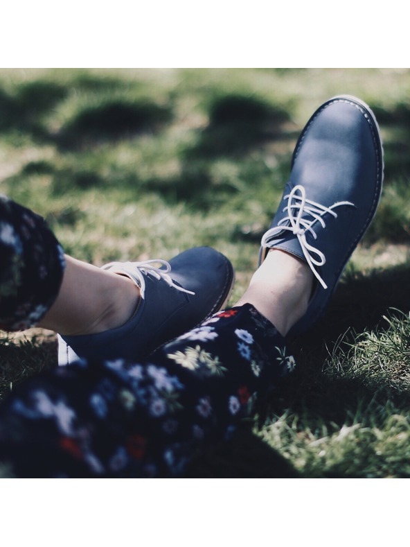 Vasky Muške kožne gležnjače plave - cipele proljeće/jesen Vasky Derby