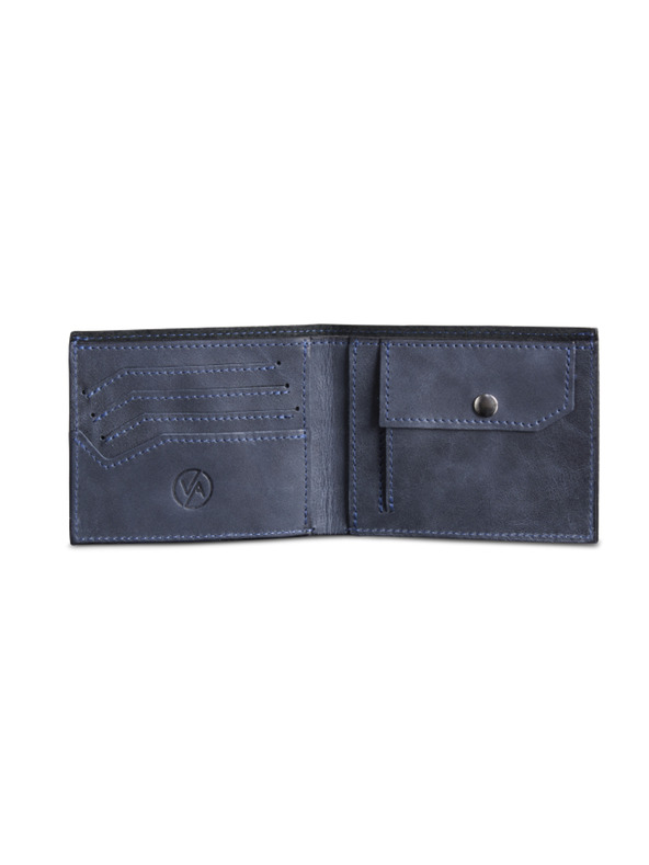 Vasky Kožni novčanik plavi - također za muškarce Vaska Tony Kansas