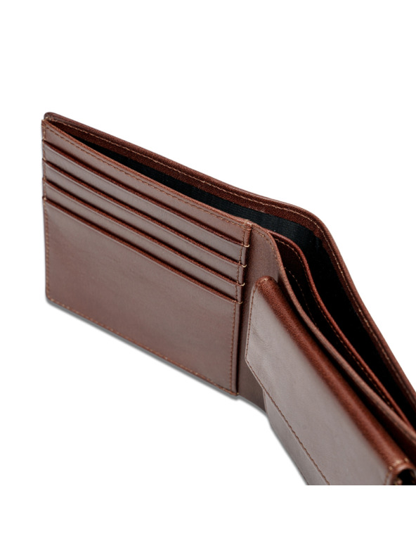 Vasky Vasky Fredy tamno smeđa - kožni novčanik tamno smeđa - muška češka proizvodnja iz Zlína