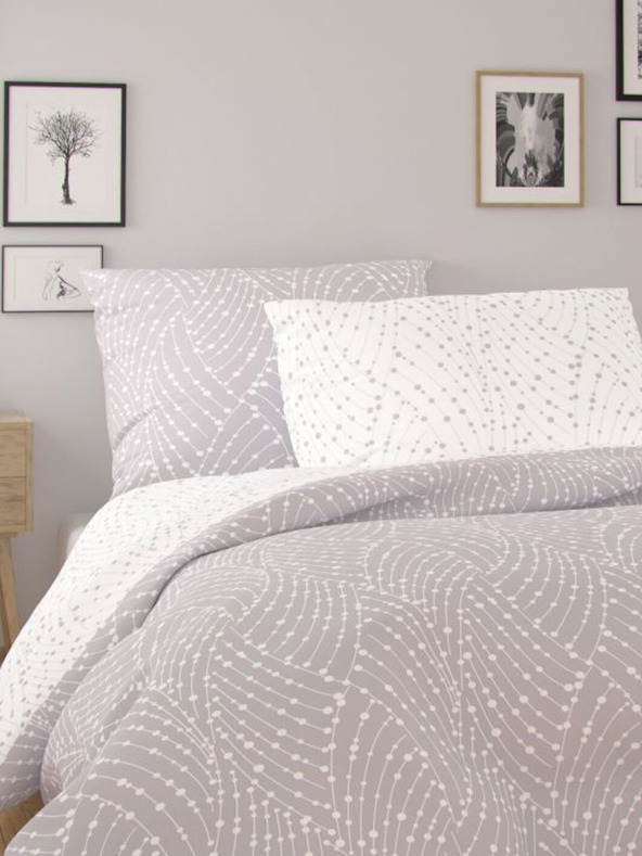 Kvalitex Francuska produžena pamučna posteljina NORDIC COLLECTION 240x220, 70x90cm ASTRA